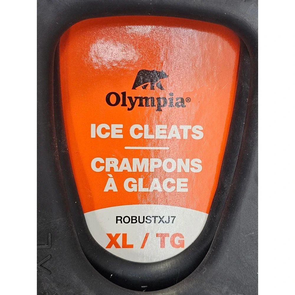 Olympia Ice Cleats Crampons A Glace‎ RobustXJ7 Black XL TG